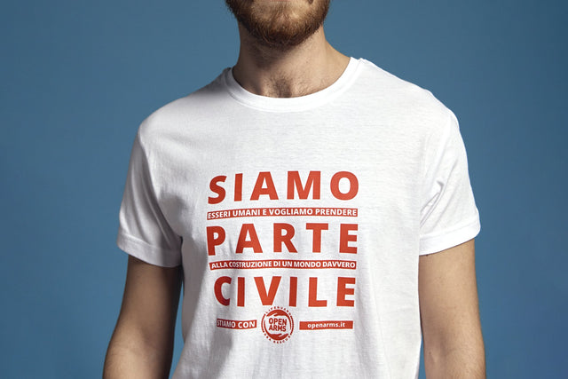Maglietta "Siamo parte civile"